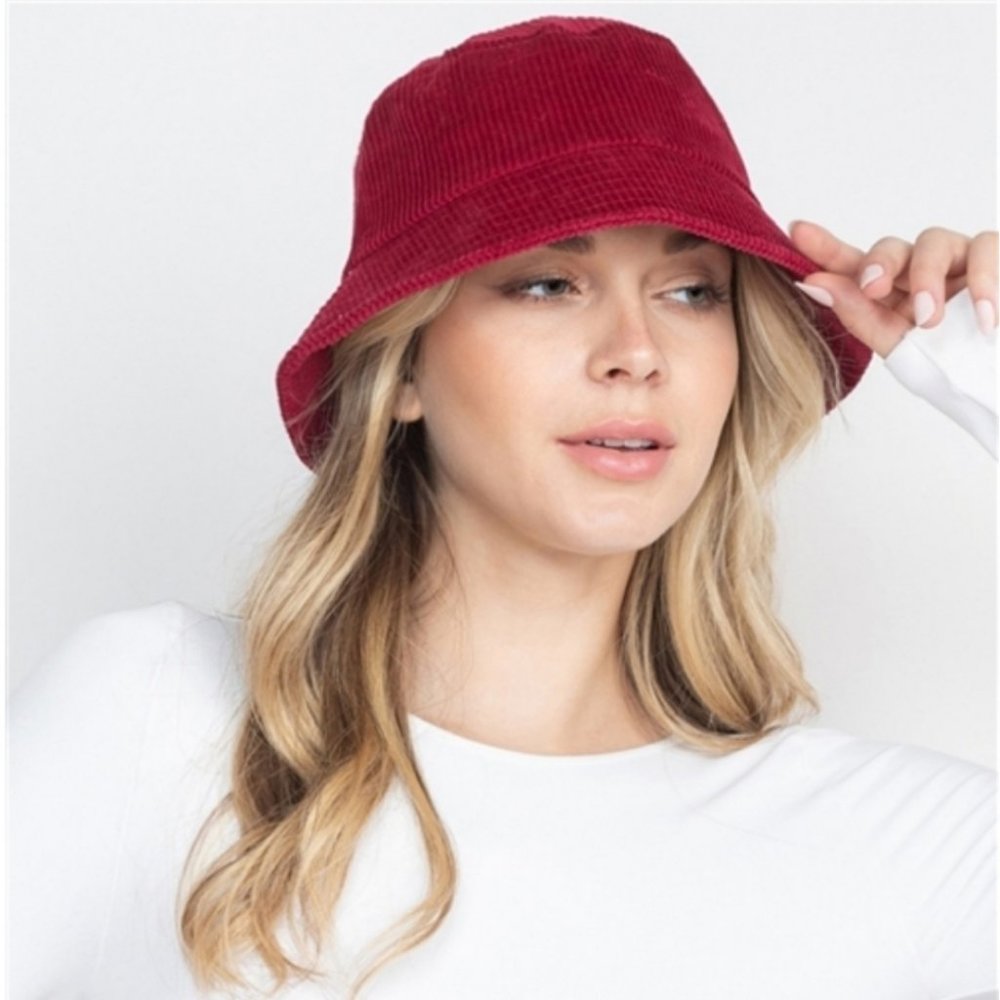 58351 Corduroy Bucket Hat - Picture 3 of 3